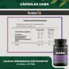 GABA 500 Mg 60 Cápsulas Sin Sabor Naíma Suplemento Relajante
