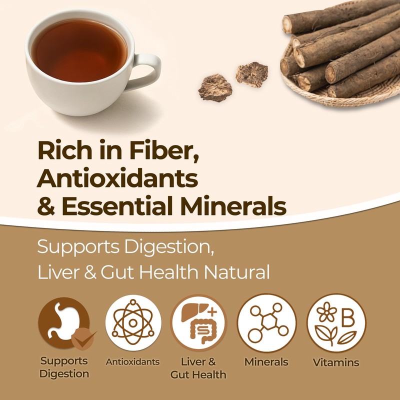 TERRAPICK Roasted Korean Burdock Root Tea 120g (4.23oz) – Natural