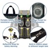 NIHAO Dual Oxygen Tank Holder for Wheelchiars, Oxygen Cylinder Bag