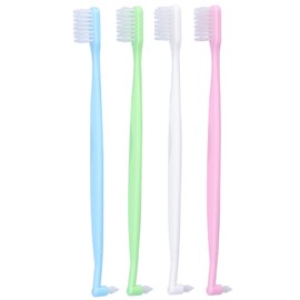 Cepillo de Dientes de Ortodoncia de 4 Piezas, Cepillo de Dientes Interespacial de Doble Extremo, Cepillos de Dientes Suaves Todo en para la Limpieza de los Dientes de los