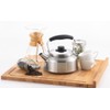 Yoshikawa YJ1815 Wide Mouth Kettle, Silver, 0.9 gal (2.6 L)