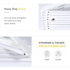 TOPIA HANGER All White Wooden Hangers, Solid Wood Suit Hangers