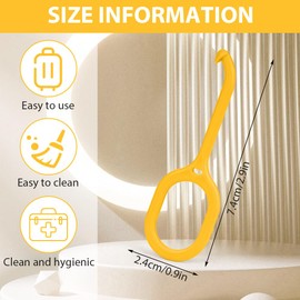 OFFCUP Aligner Removal Tool, 12PCS Retainer Remover Tool Kits, Invisible Braces Removal Tool Aligner Tooth Hook Braces Remover Hook for Invisible Brace Tooth Cleaning Oral Care (5 Colour)