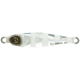 Hayabusa Tungsten Jig Jack Eye TG Swim 1.4 oz. (40 g), #5 Silver Blue Glow Zebra FS433