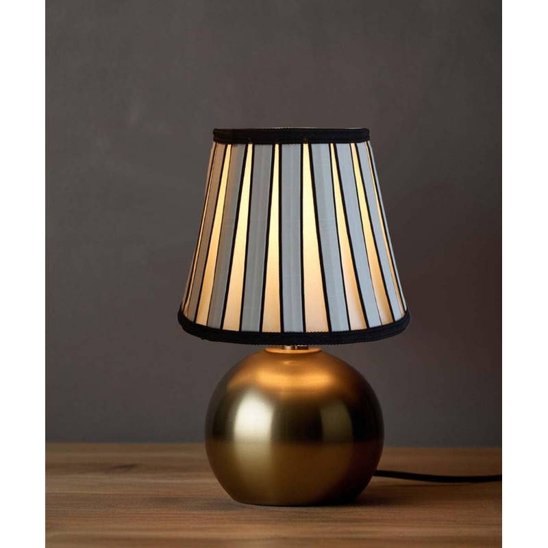 5"x8"x7" Metropolitan Softback Empire Edison Clip On Lampshade, Eggshell with