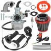 YOXUFA PZ22 Carburetor 22 mm Carb Throttle Cable Grip for