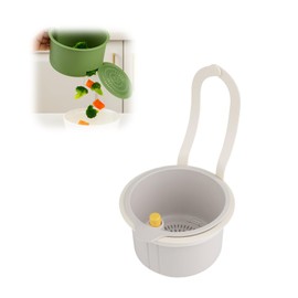Food Waste Sink Strainer Basket - Small Kitchen Sink Strainer, with Removable Design for Easy Cleaning, Sink Food Catcher, Kitchen Sink Splash Guard, Fine Mesh Filter, Plug Colander Sieve Holder