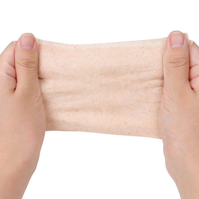 Nest Designs Organic Cotton Dry Baby Wipes for Sensitive Skin,