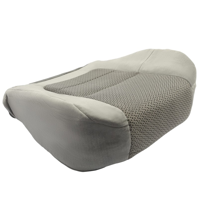 KUAFU New Gray Driver Side Bottom Seat Cover Cloth Compatible