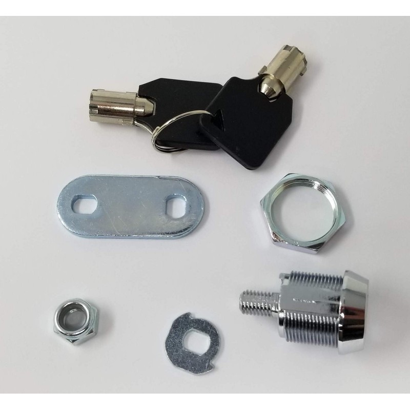Admiral Locks 5/8” Tubular Cam Lock, Keyed Alike Removable Key