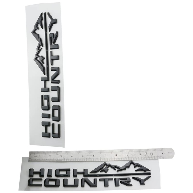dgea 1x 2019-2021 Chevy Silverado High Country Nameplate Rear Emblem