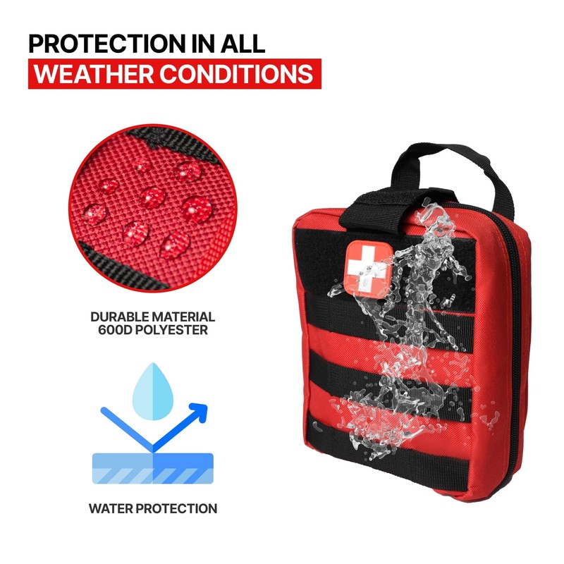 ORCA Tactical Rip-Away IFAK Trauma Kit Bag – First Aid