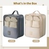 2 Pcs Travel Shoe Bags, Breathable Polyester Shoe Storage Bags