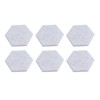 12PCS Hexagon Acoustic Panels High Density Sound Absorbing Panels Sound