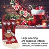 Hanging Christmas Holiday Stockings Sock Gift Bag Hanging Pendant Christmas