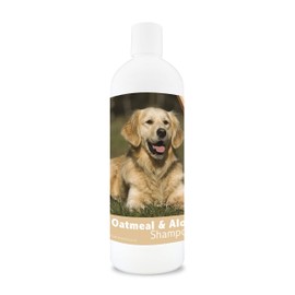 Champú de avena para perros Healthy Breeds con aloe para Golden Retriever - Más de 75 razas - 16 oz - Suave y delicado para piel sensible, con...     