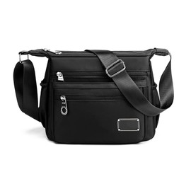 CYchen Crossbody Bag for Women, Tote Messenger Cross body Travel Bag Small Work Handbag with Shoulder, School Satchel Waterproof Zip Bags for Ladies Girls