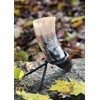 Battle-Merchant High Quality Viking Drinking Horn with Stand and Fenrir