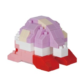 nanoblock NBCC_161 Kawada Nanoblock Star Kirby Sleep, 160 Pieces, 12 Years and Up