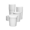 DHG PROFESSIONAL 250 Sets White Paper Food Containers With Vented