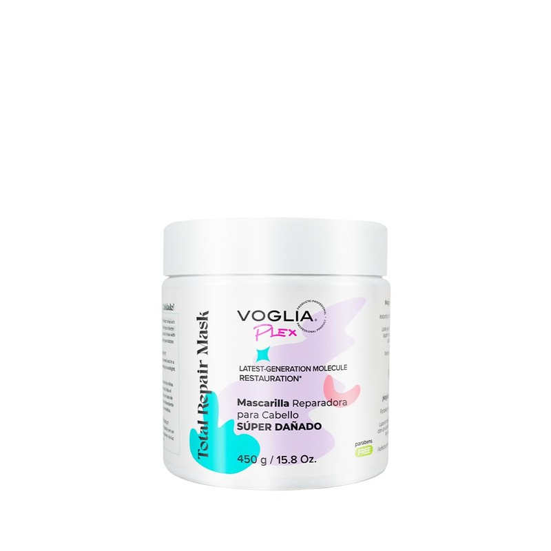 VOGLIA Kit Reparador Plex 2 piezas tratamiento para cabello Súper