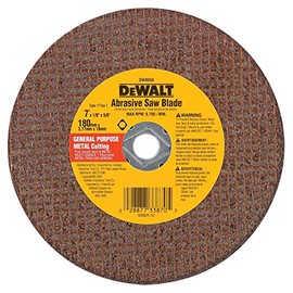 DEWALT DW8056 7-Inch Extended Performance Metal Abrasive Saw Blades