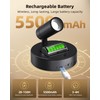 EZVALO Spotlights Indoor with Remote,5500mAh Rechargeable Uplighting Indoor, Wireless LED