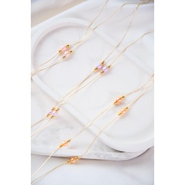 TIGER LIMA 3 Pcs Durable and Stylish Handmade Glasses Chain for Women, Glasses Holder Suitable for Sports and Daily Use, Fashion and Stylish Chain Necklace for types of glasses, Mask Holder Chain