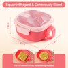AI LOVE PEACE Microwavable Ramen Bowl Cooker with Lid -