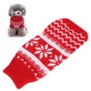 Lovely Snowflake Pet Clothing Winter Christmas Sweater Warm Clothes for