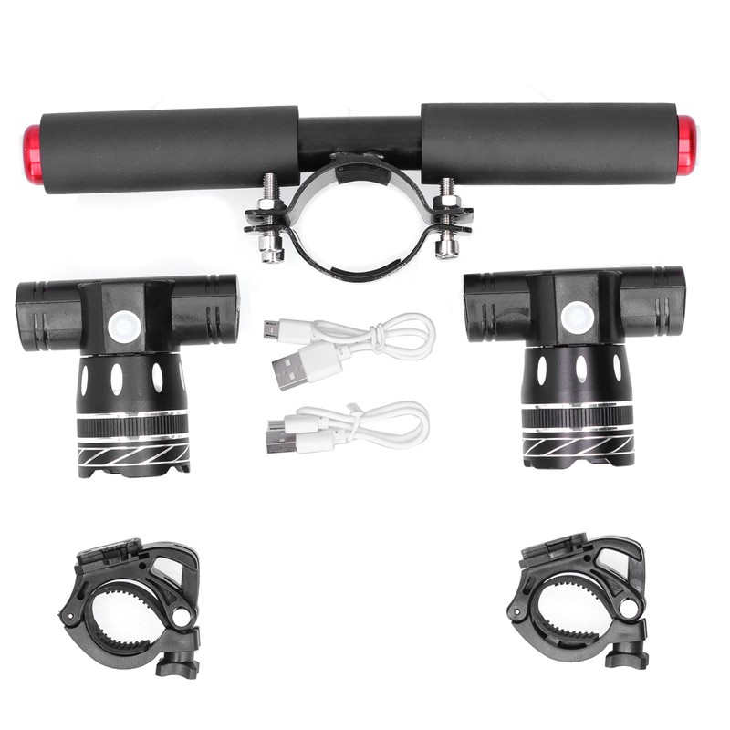 T6 Spotlight LED Headlamp Electric Scooter Holder Front Light With