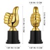 Veemoon Thumbs Up Trophy Gold Finger Hand Trophy for Award