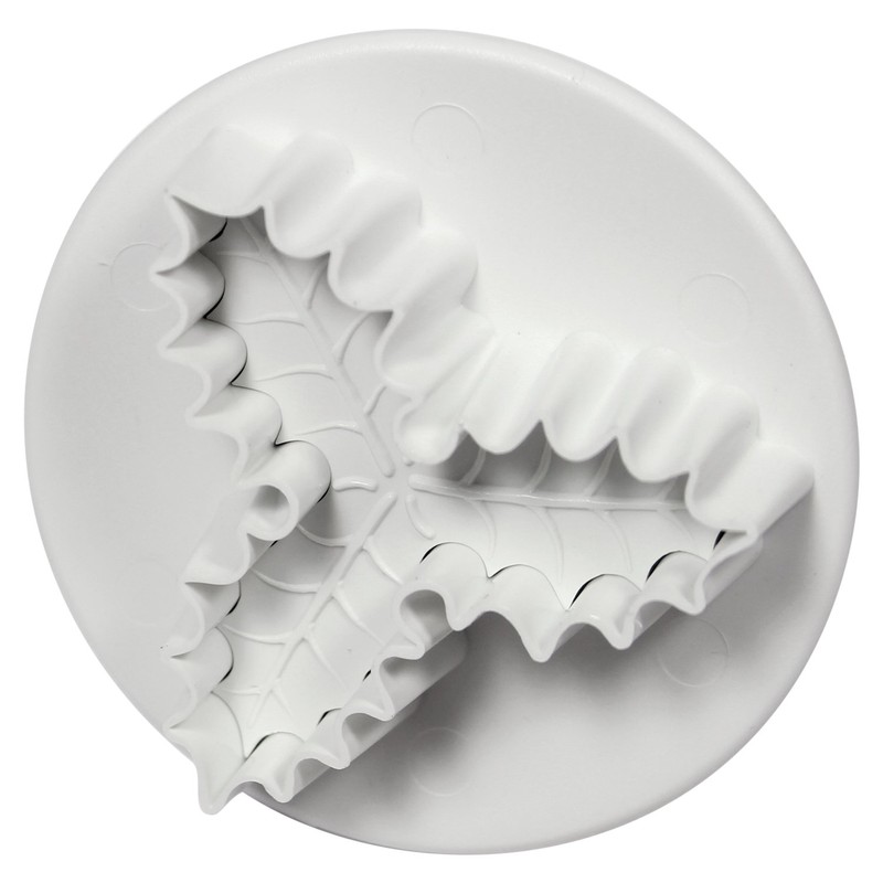 PME HS636 Veined Three Leaf Holly Plunger Cutter, Small and