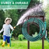 TomCare Garden Hose Holder Upgraded 4 Spikes Water Hose Holder