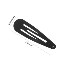 Gatuida 24PCS Non Slip Metal Snap Barrettes for Women Compact Styling Accessories Thickened Design Practical Grip for Bangs and Loose Hair