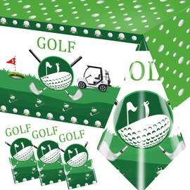HAKOTI Golf Birthday Tablecloth