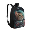 Coldinair Stellar Astronaut Cat Backpack for Boys 8-12 Kids Backpack