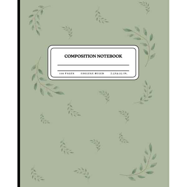 Leafy Green Composition Notebook