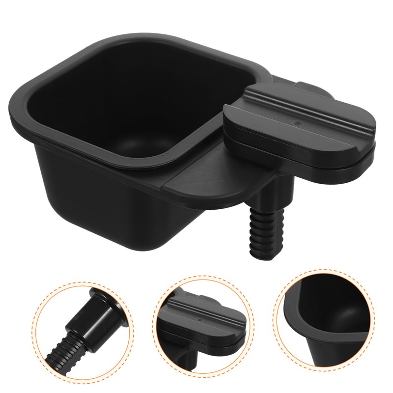 Alipis Rotating Mini Trash Can Compact Desk Clip Waste Bin