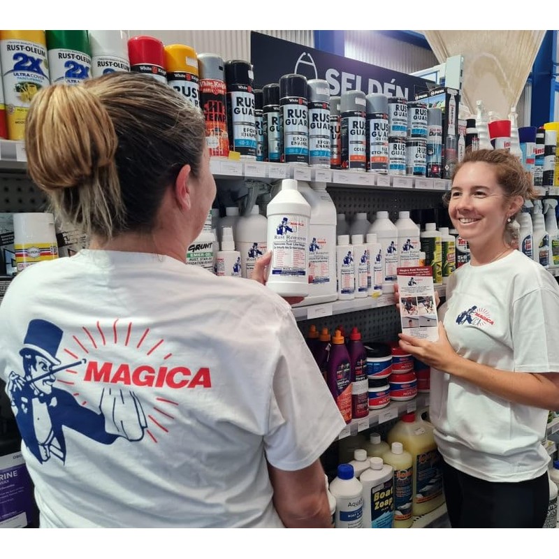 Magica® Rust Remover (32oz Spray) Reliably Removing Rust Stains for