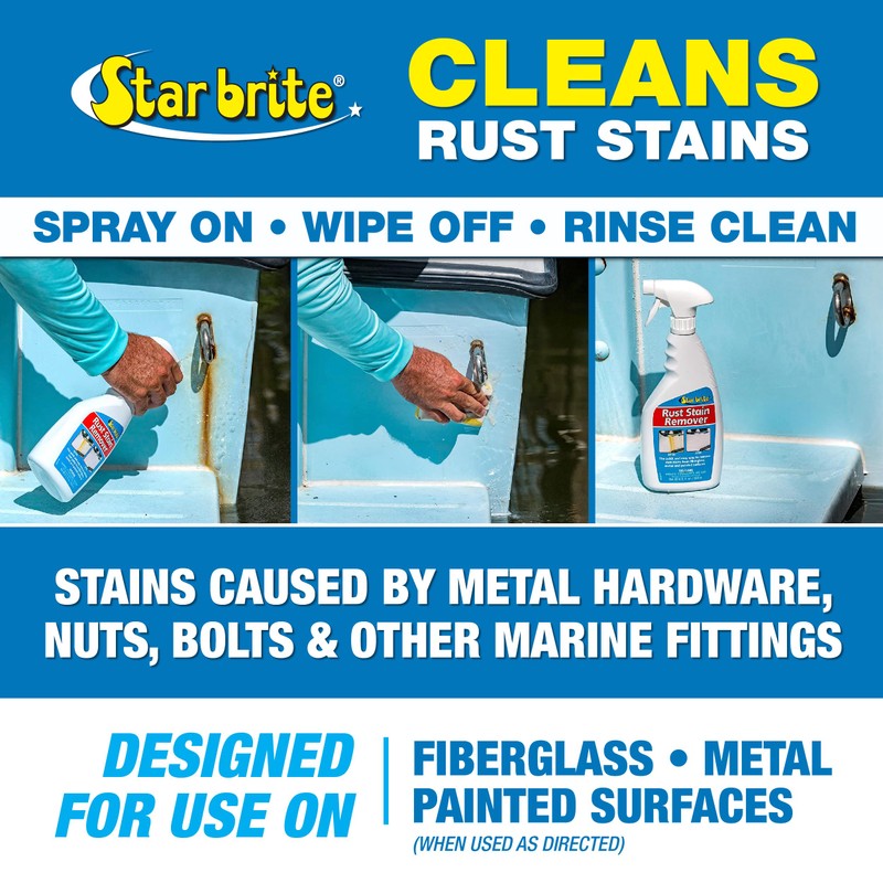 STAR BRITE Rust & Corrosion Stain Remover - Fast-Acting Spray