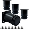 Seimneire 4Pcs 2 Inch / 50mm Adjustable Furniture Legs Stainless