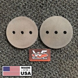 WinterFab Universal Lower Circle 2600 Bag Plates - Pair - Custom WinterFab