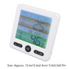 Indoor Thermometer Digital Color Screen Alarm Temperature Humidity Monitor Bedside