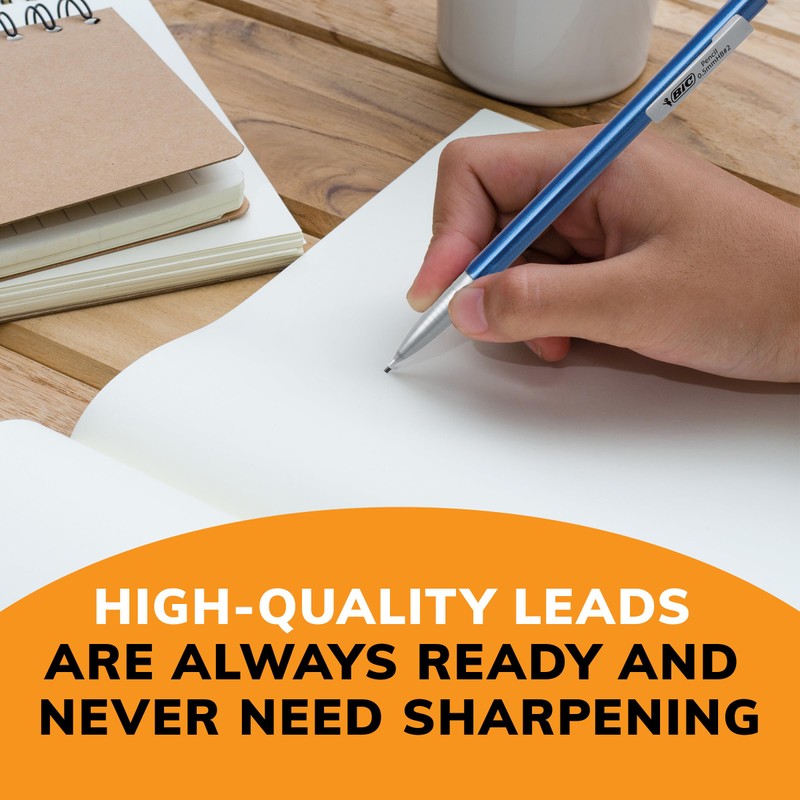 BIC Xtra-Precision Mechanical Pencils with Erasers, Fine Point (0.5mm), 24-Count