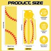 24Pcs Sport Party Favors 12 Pcs Reusable Softball Water Bottle