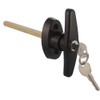 StartFine 5½" T-Handle Shed Door Lock Handle with Lock Keyed