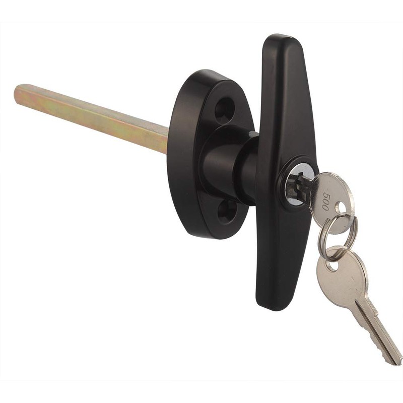 StartFine 5½" T-Handle Shed Door Lock Handle with Lock Keyed