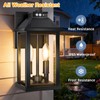 Beikingsun Solar Porch Lights Outdoor with Motion Sensor, Dusk to