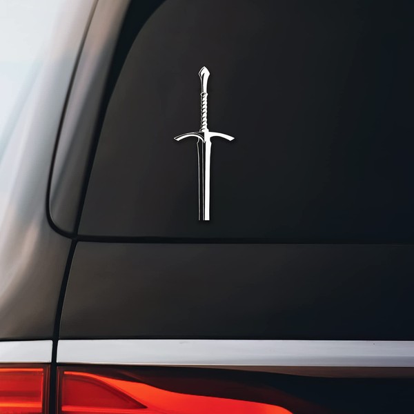 Rings Lord Wizard Sword Sticker Decal Notebook Car Laptop 2.25"x5.5"